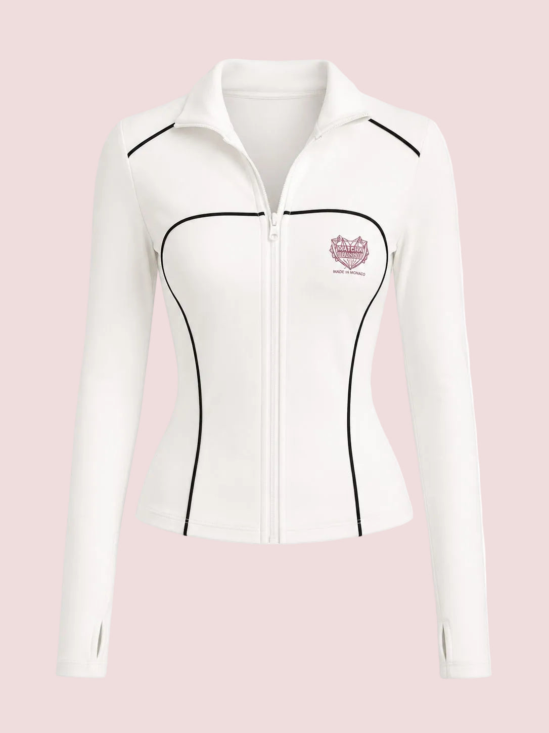 White Tracksuit Top